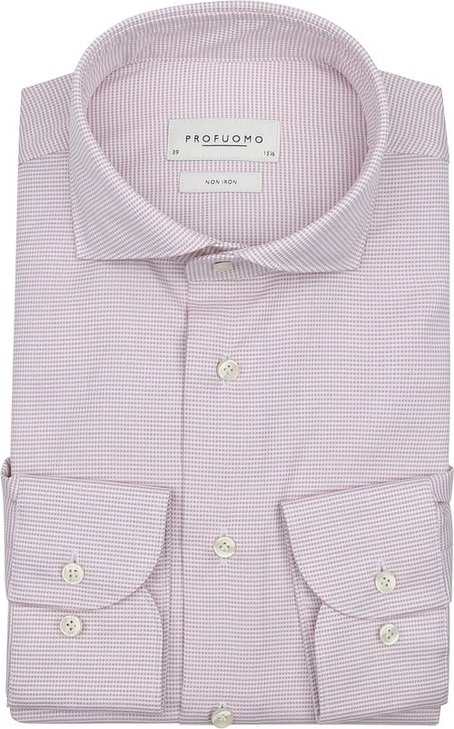 Profuomo Camicia Dobby Rosa Chiaro Product