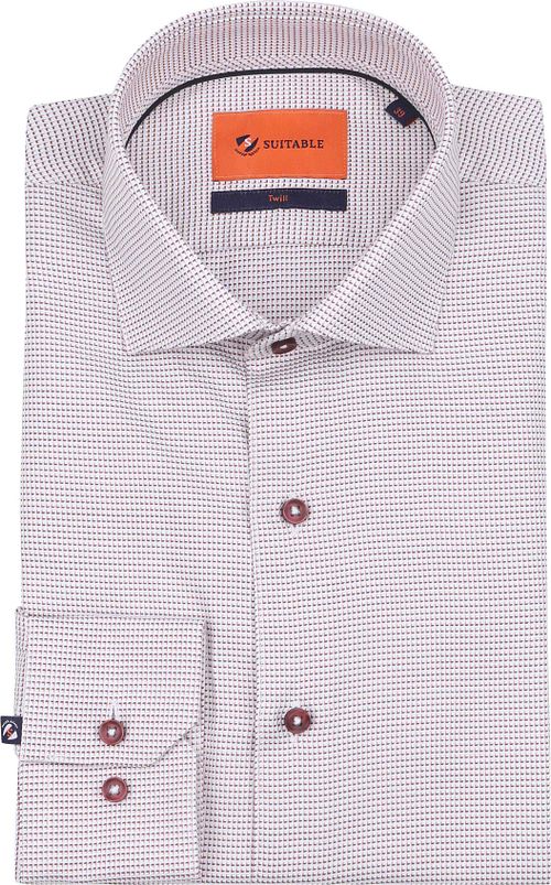 Suitable Skjorte Med Print Rød Krog Product
