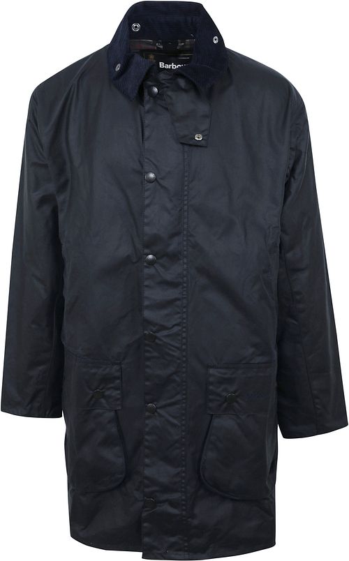 Barbour Border Wax Jacket Niebieska Product
