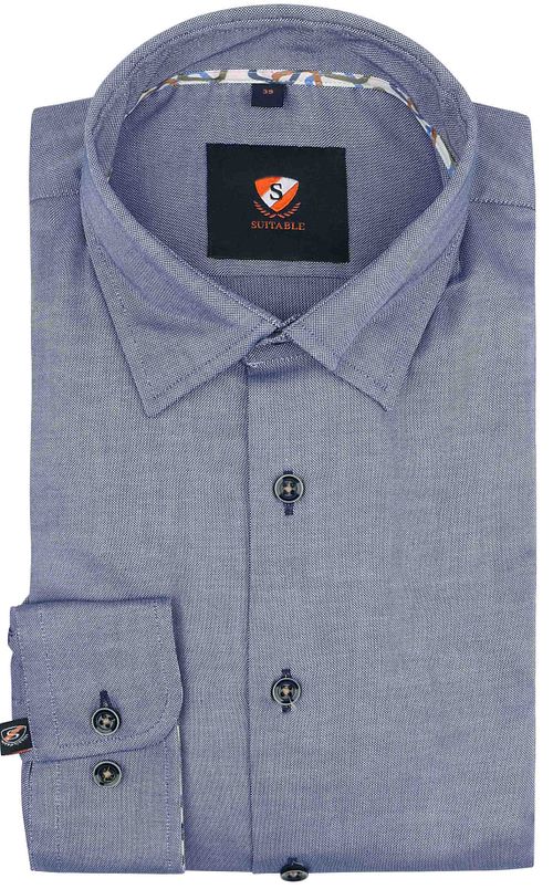 Suitable Overhemd Oxford Blauw Product