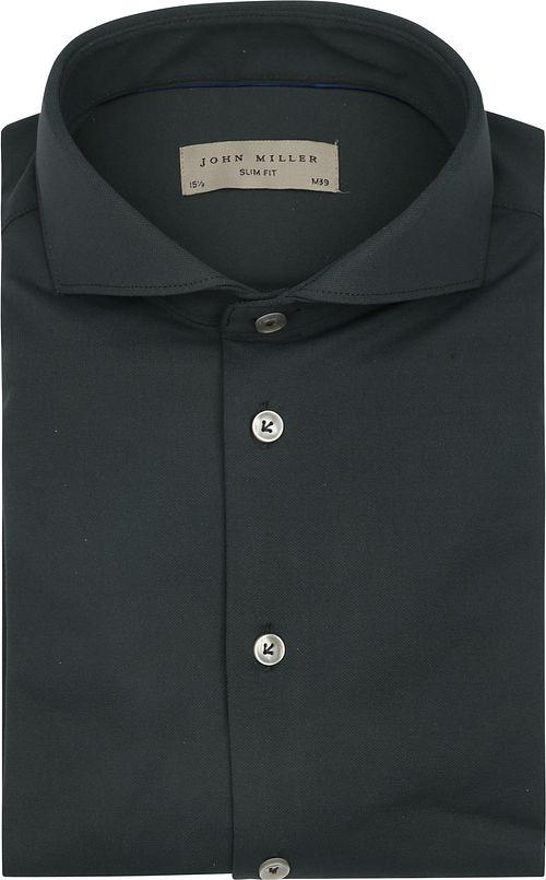 John Miller Shirt Hyperstretch Dark Green Product