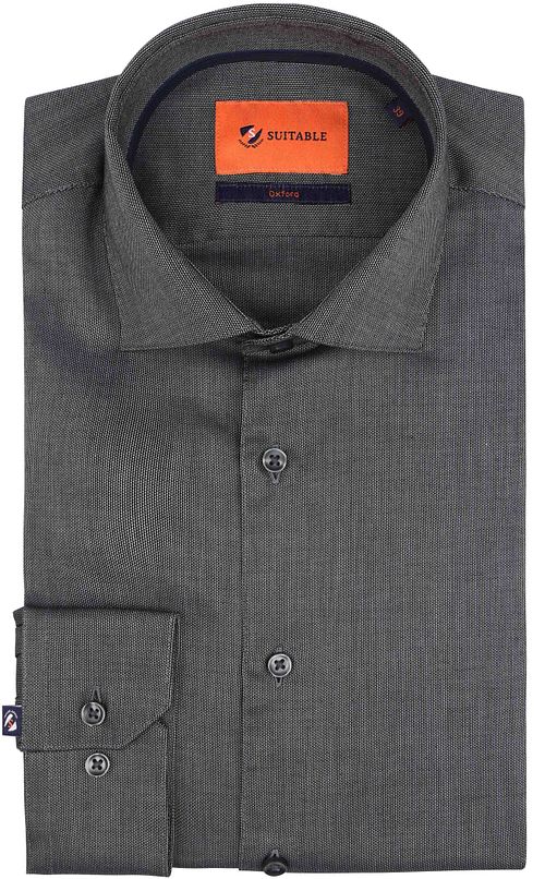Camicia Suitable Roy Oxford Antracite Product