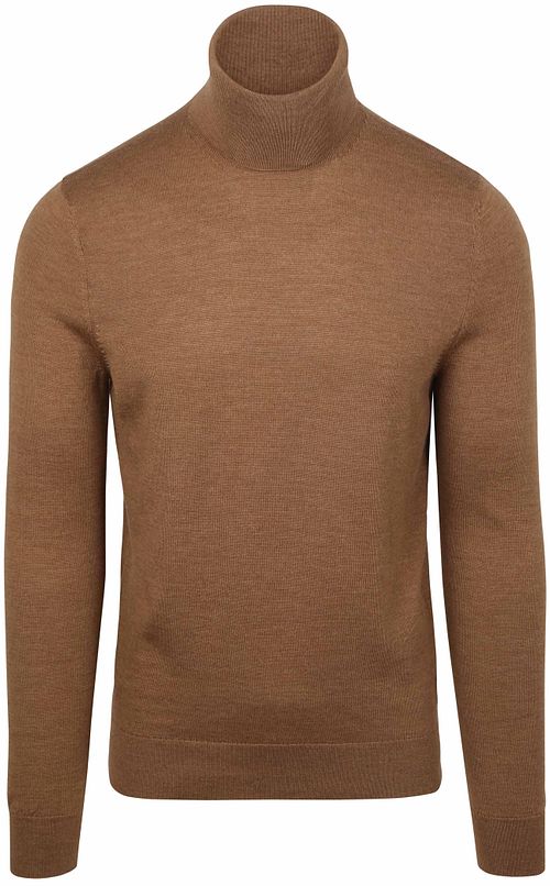 Passerende Merino-trøje i kamel Product