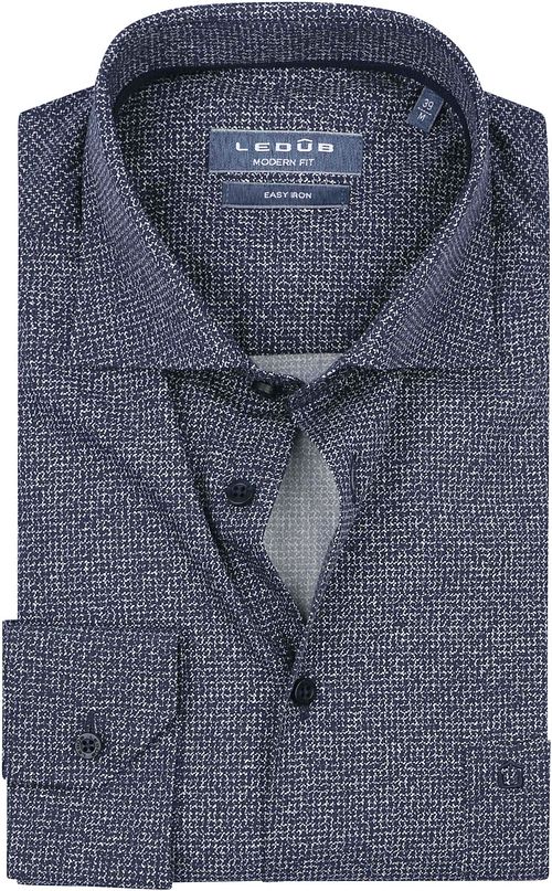 Ledub Chemise Imprimée Marine Product