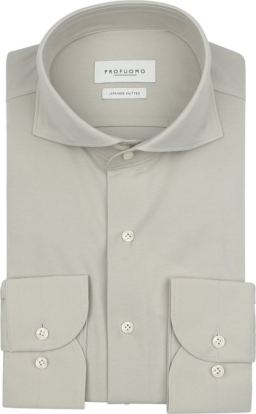Profuomo Japanskt Stickat Skjorta Light Green Product