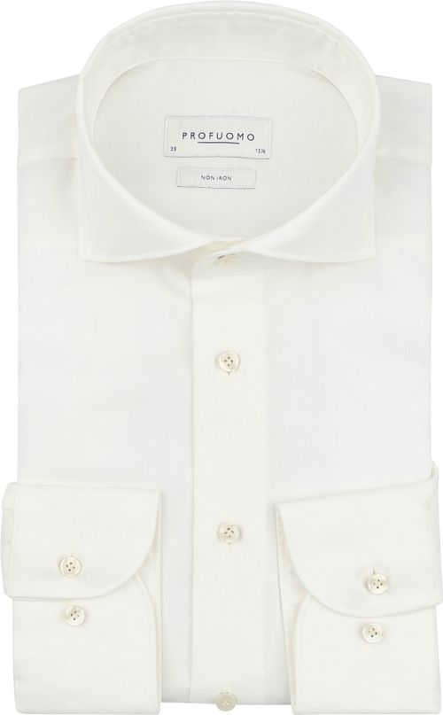 Profuomo Twill Shirt Off White Product