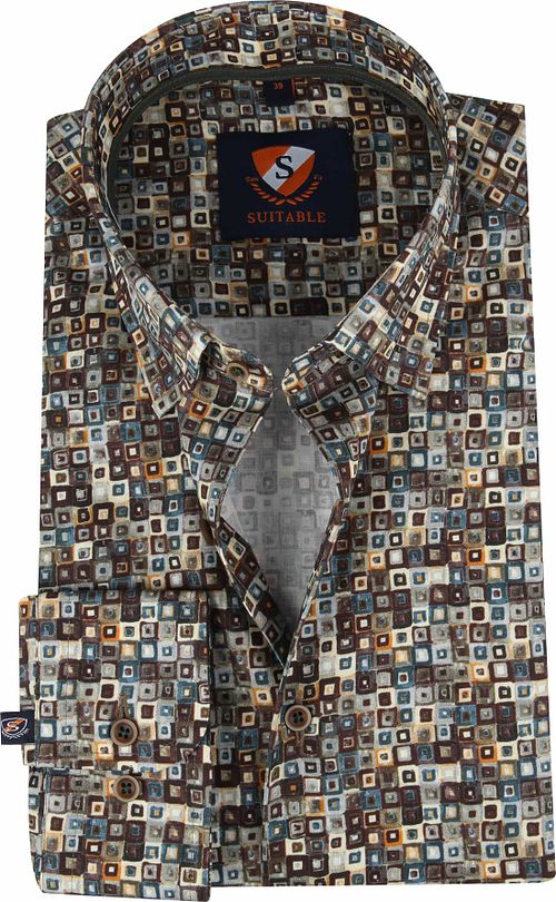 Camicia Suitable Slim Fit con fantasia Product