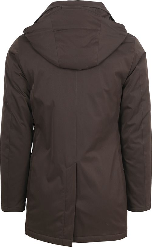 Profuomo Veste Magnétique Marron Product / Achterkant