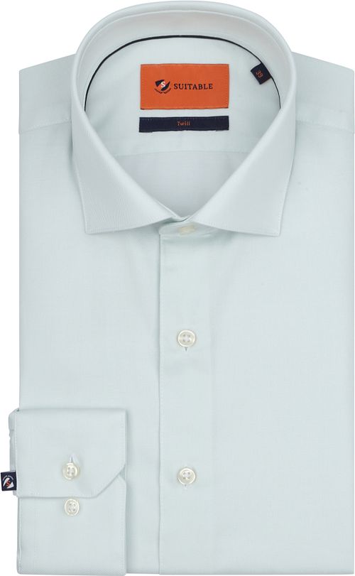 Suitable Skjorta Twill Grön Product