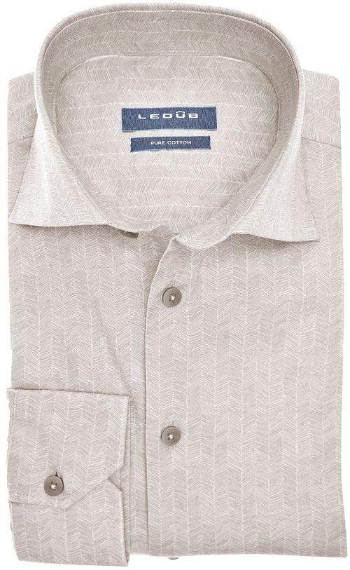 Ledub Camicia stampata beige Product
