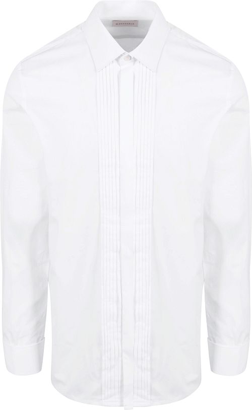 Camisa de smoking plisada blanca Product