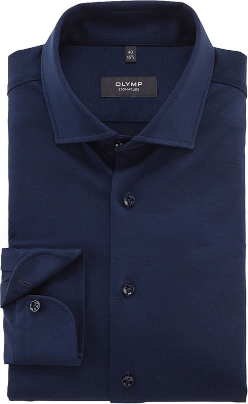 Olymp Signature Overhemd Jersey Navy Product