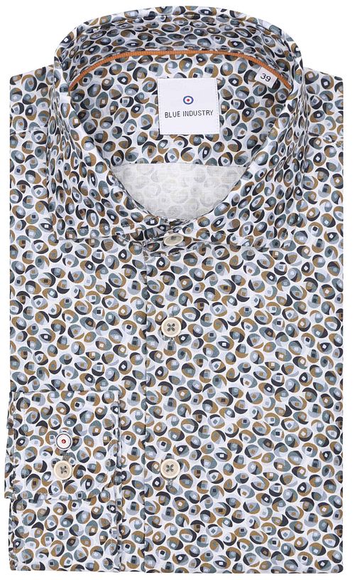 Camisa estampada Blue Industry verde Product