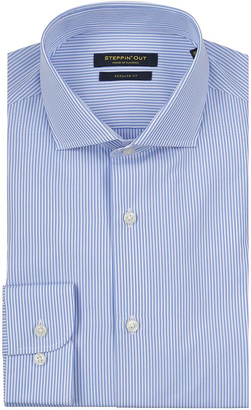 Steppin' Out Hemd Streifen Hellblau Product
