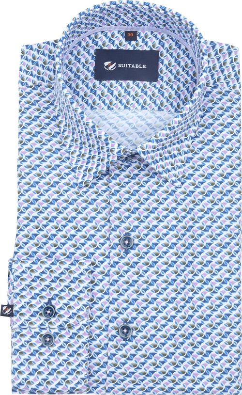 Suitable Skjorte Royal Opt Multicolor Product