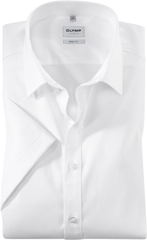OLYMP Level 5 Manica Corta Bianco Product