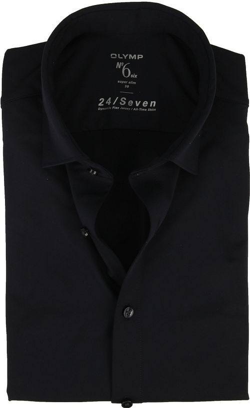 OLYMP No'6 Overhemd 24/Seven Navy Product