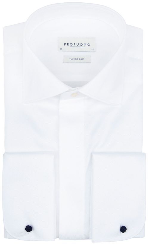Profuomo Smokingshirt Wit Product