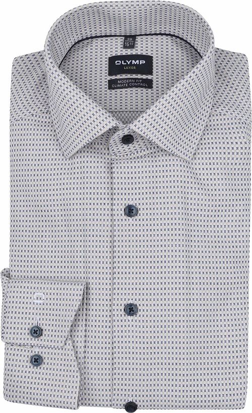 Olymp Luxor Skjorte Tryk Beige Product