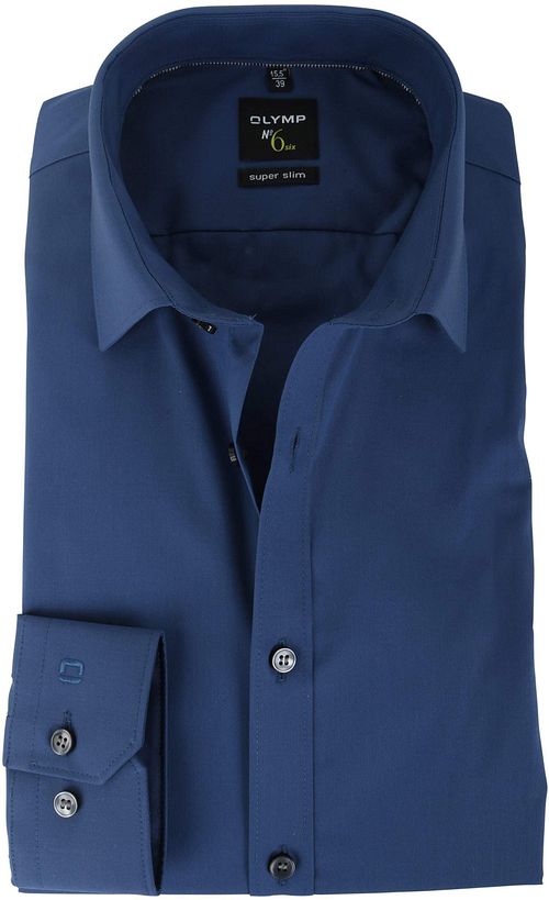 OLYMP Chemise No'6 six Coupe Skinny Bleu Foncé Product