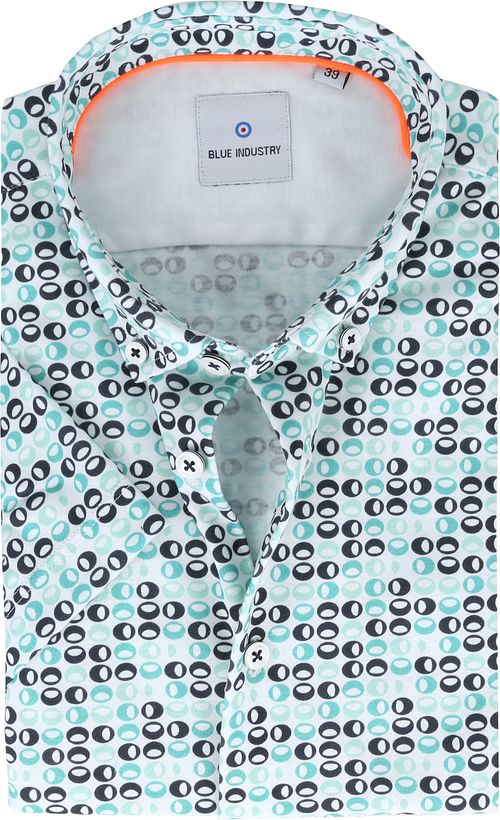 Blue Industry Hemd Korte Mouwen Mint Product