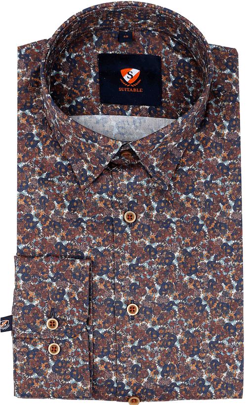 Camisa Suitable Van Gogh Marrón Product