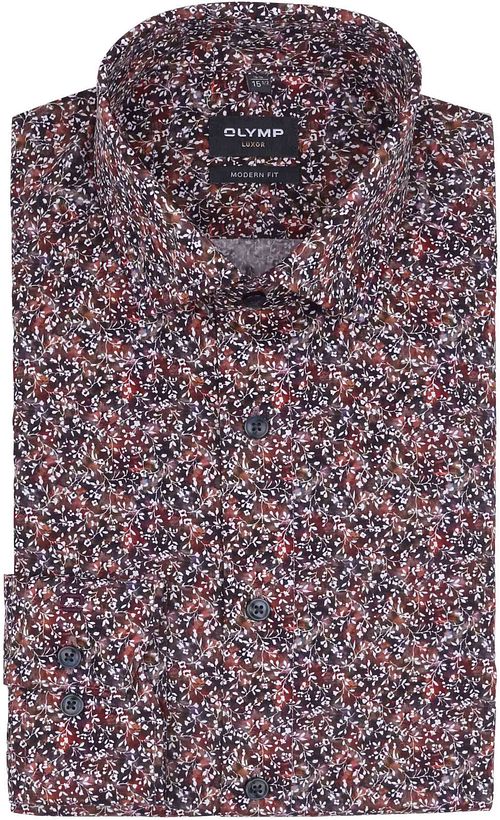 Olymp Luxor Overhemd Print Multicolour Product