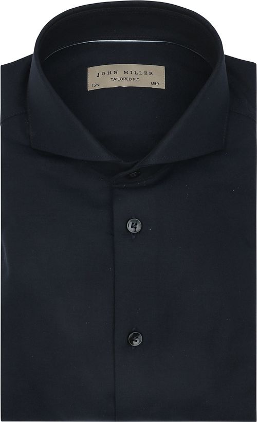 John Miller Skjorta Twill Navy Product
