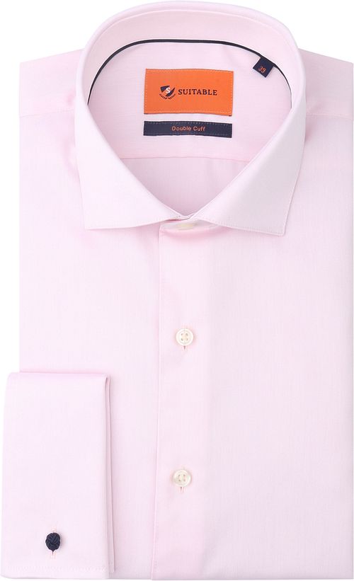 Suitable Skjorte Med Dobbelt Mansjett Rosa Product