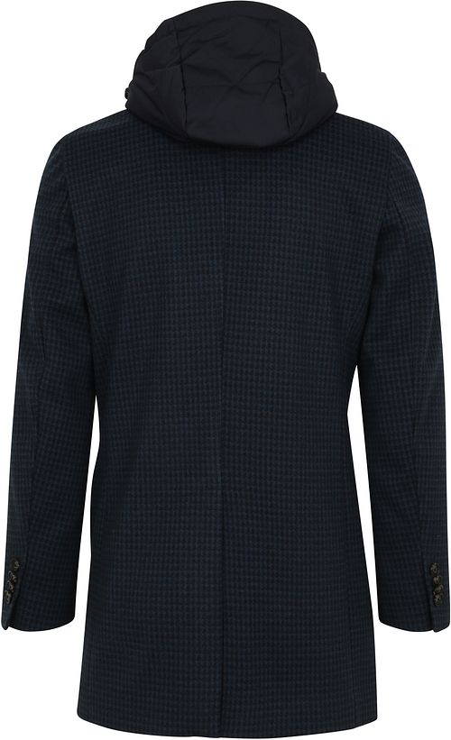 Suitable Manteau à capuche Marine Product / Achterkant