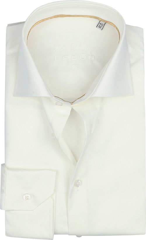 Koszula ślubna Ledub Slim Fit w kolorze off-white Product