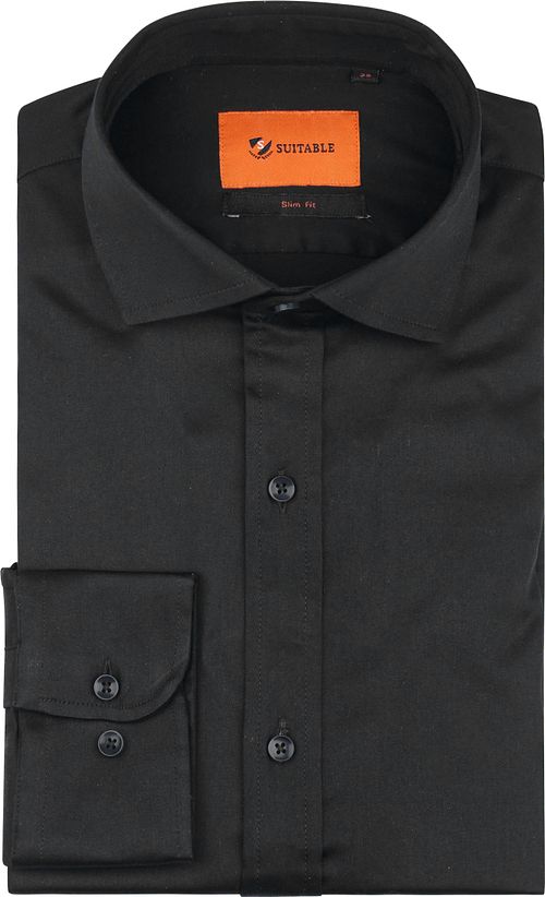 Suitable Koszula satynowa czarna Product