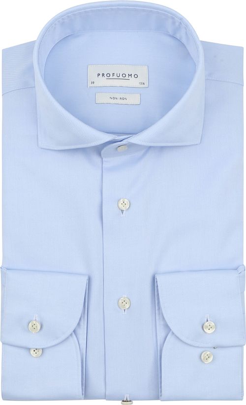 Profuomo Koszula twill z ekstra długimi rękawami jasnoniebieska Product