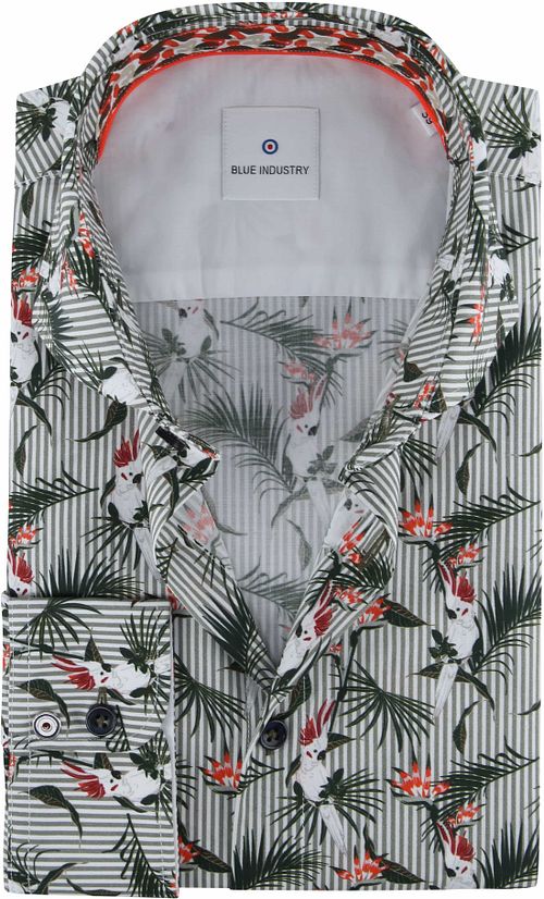 Blue Industry Chemise Perroquet Vert Product