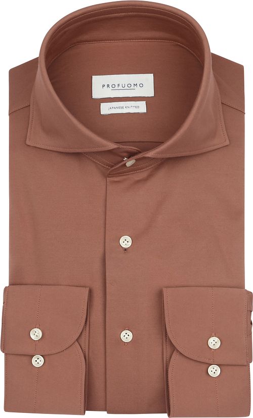 Profuomo Chemise Tricotée Japonais Red Clay Product