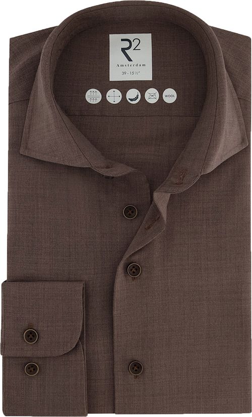R2 Chemise Laine Marron Product