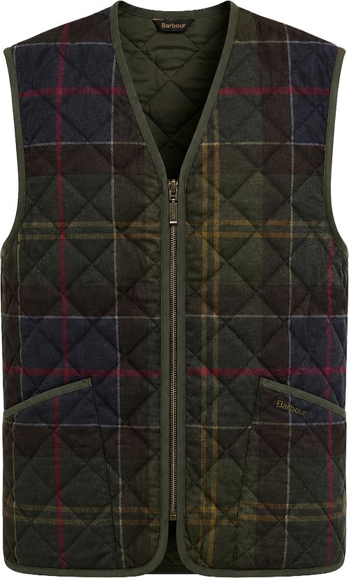 Barbour Icons Zip-In Quilted Liner Classic Tartan