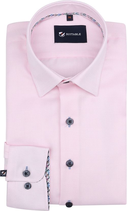 Suitable Overhemd Oxford Roze Product