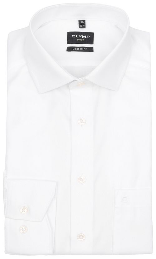 Camisa de algodón OLYMP Luxor blanca Product