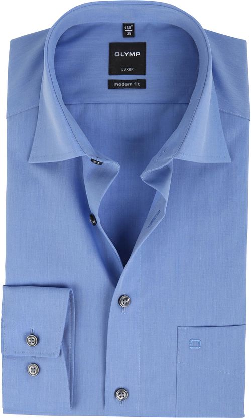 OLYMP Chemise Luxor Coupe Moderne Bleu Product
