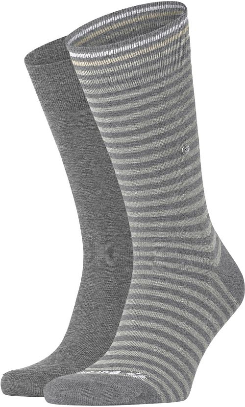 Burlington Everyday 2-Pack Strepen Grijs Product