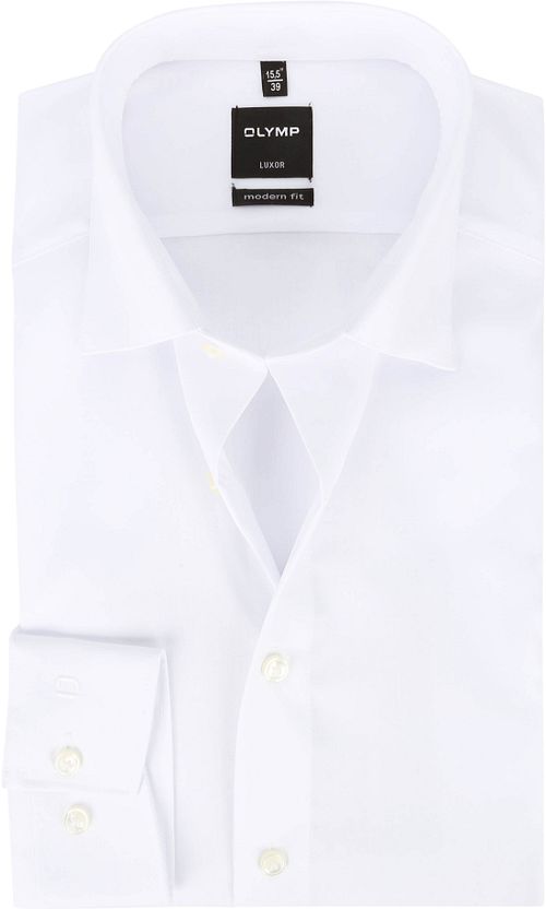 OLYMP Chemise Luxor Blanc Solid Product