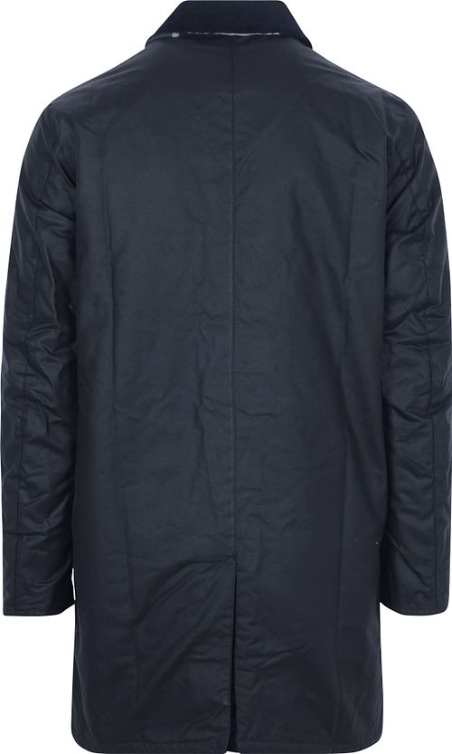 Barbour Mac Chaqueta Encerada Navy Product / Achterkant