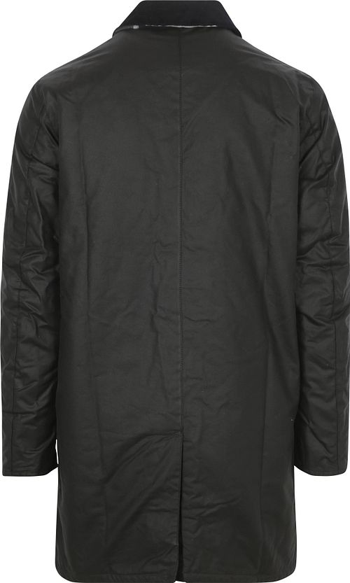 Barbour Wachsjacke Mac Navy Product / Achterkant