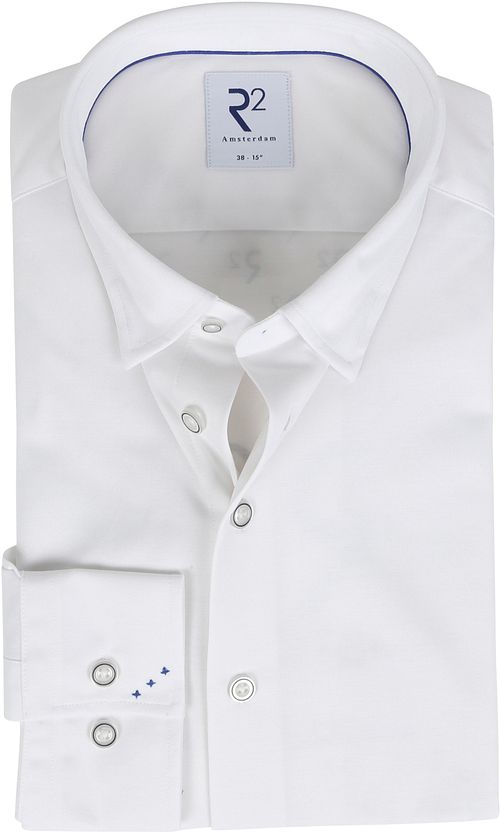 Camicia tinta unita R2 bianca Product