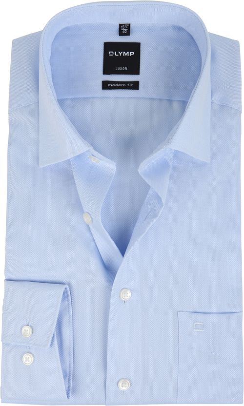 OLYMP Chemise Luxor Derby Bleu Product