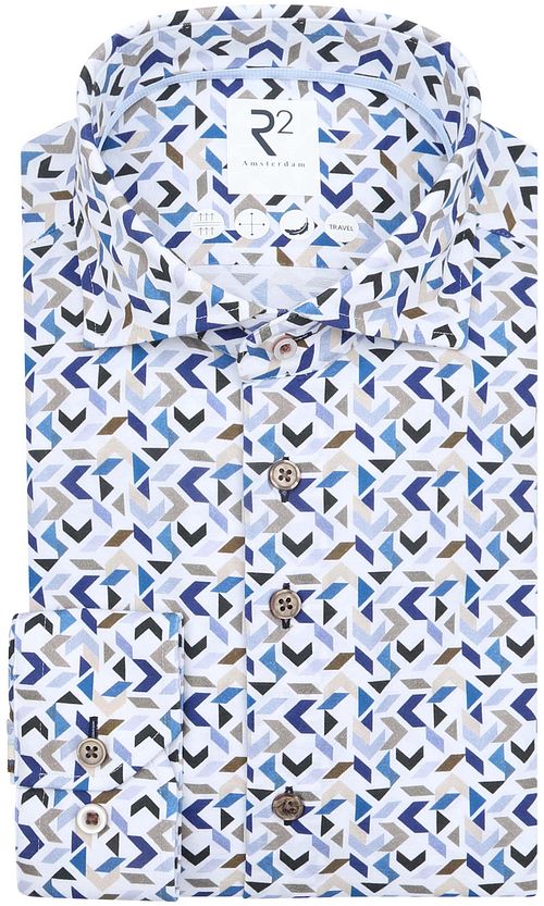 R2 Camicia Sorona Stampa Multicolour Product