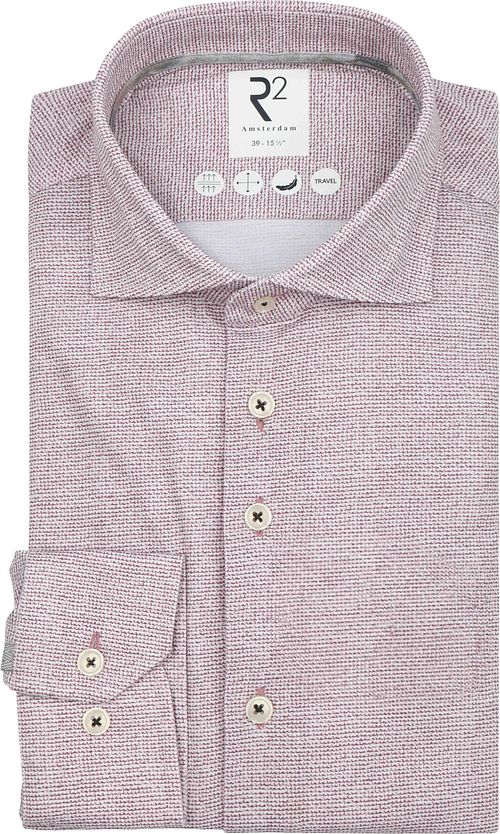 R2 Hemd Knitted Sorona Mauve