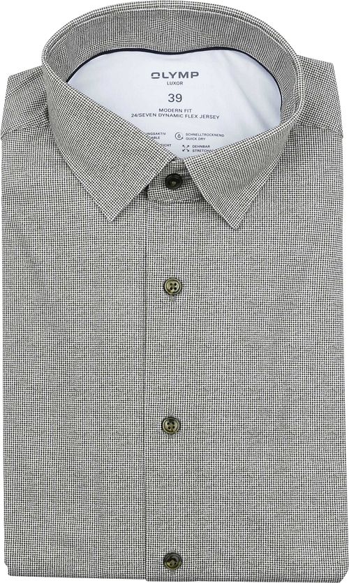 Koszula OLYMP Luxor modern fit w zieloną pepitkę Product