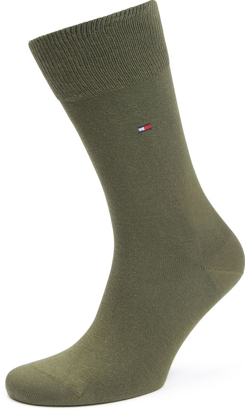 Tommy Hilfiger Classic 2-Pack Sokken Groen Zwart Product
